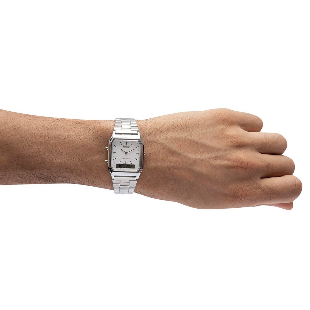 Casio Vintage Anadigi AQ-230A-7DMQ Branco