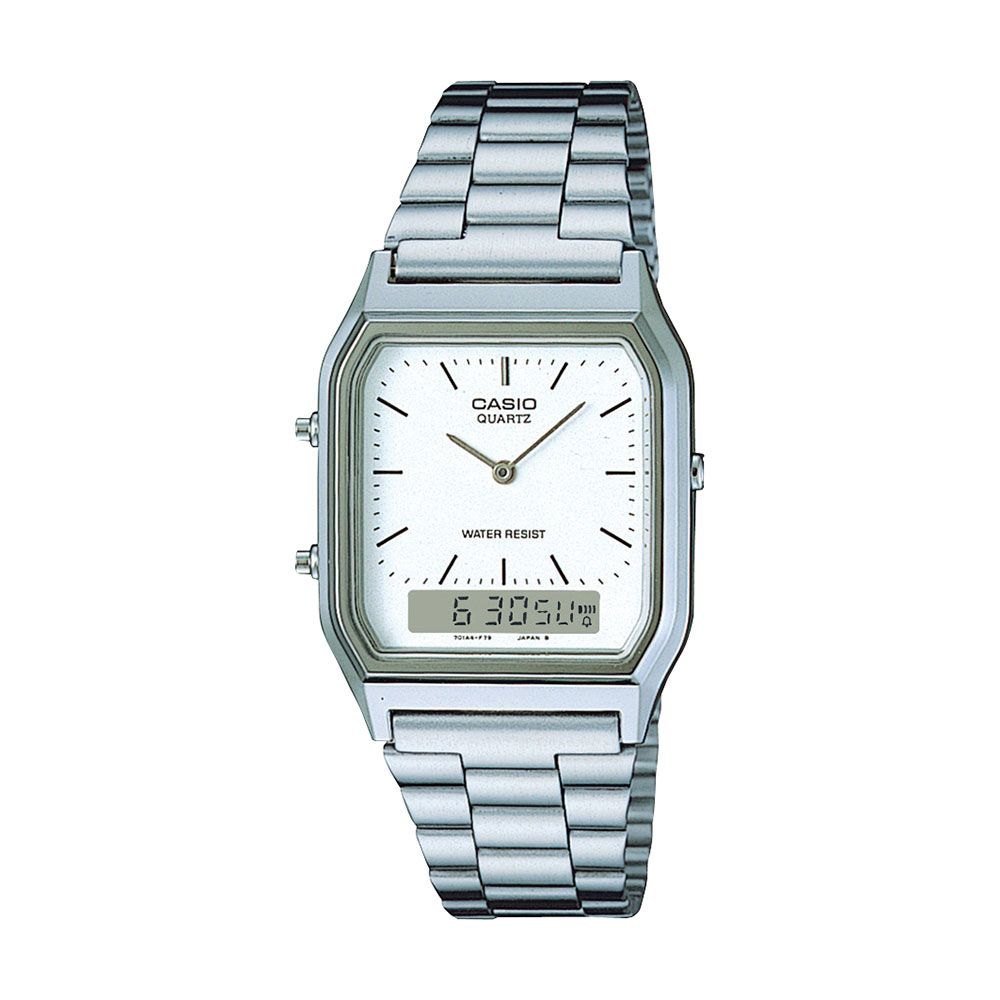 Casio Vintage Anadigi AQ-230A-7DMQ Branco