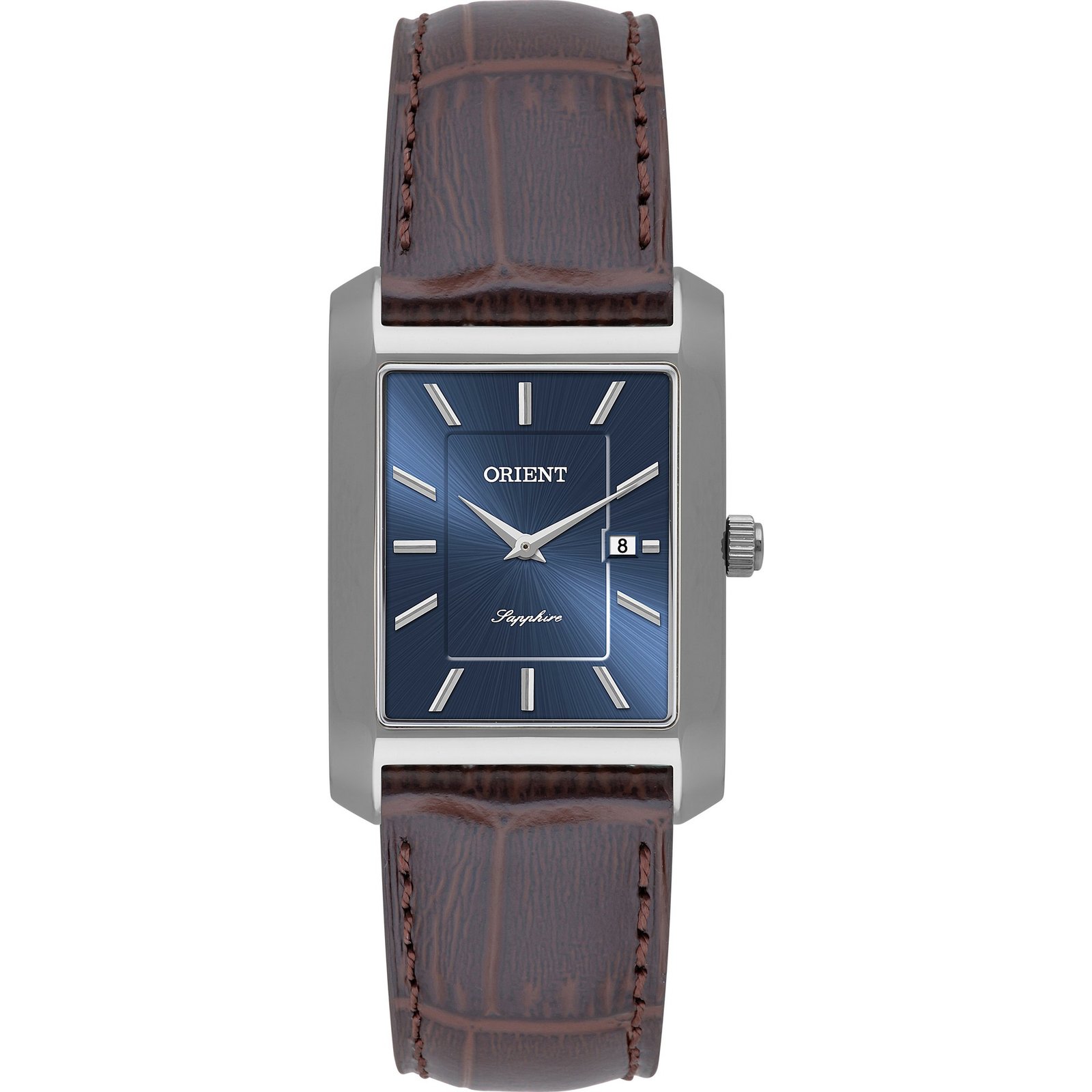 Orient Tank Eternal Elite Azul Couro