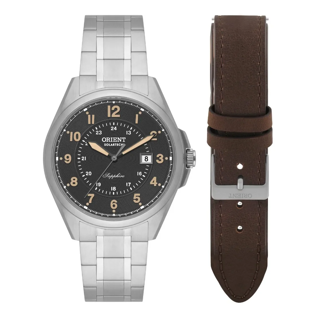 Orient Solartech Elite Land Troca Pulseira Azul