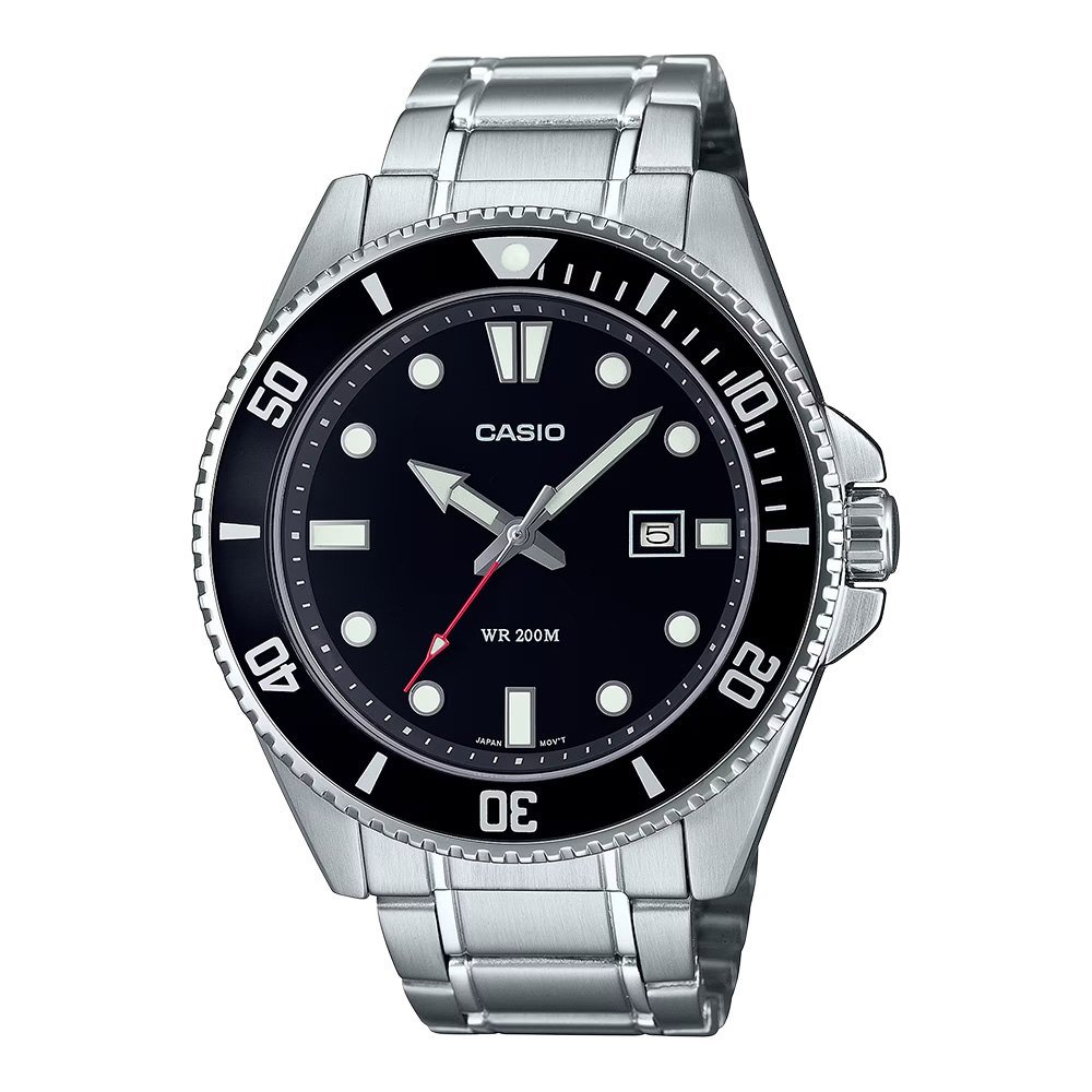 Casio Duro MDV-107D-1A1V Preto (Bill Gates)