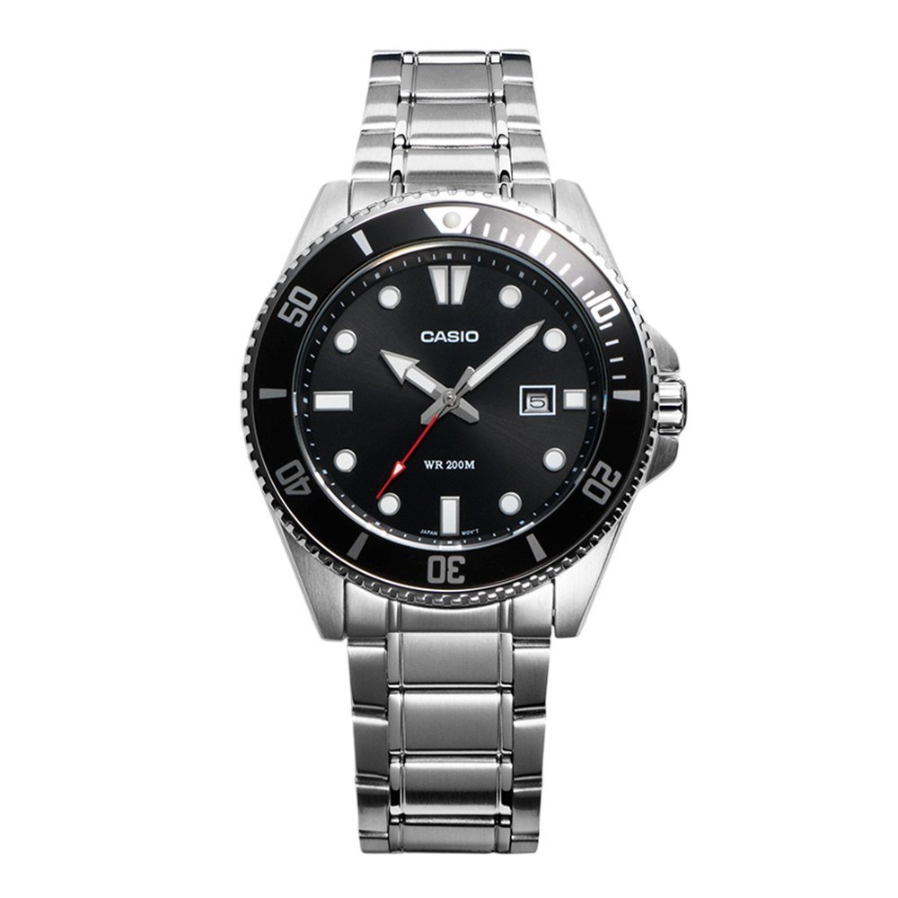 Casio Duro MDV-107D-1A1V Preto (Bill Gates)