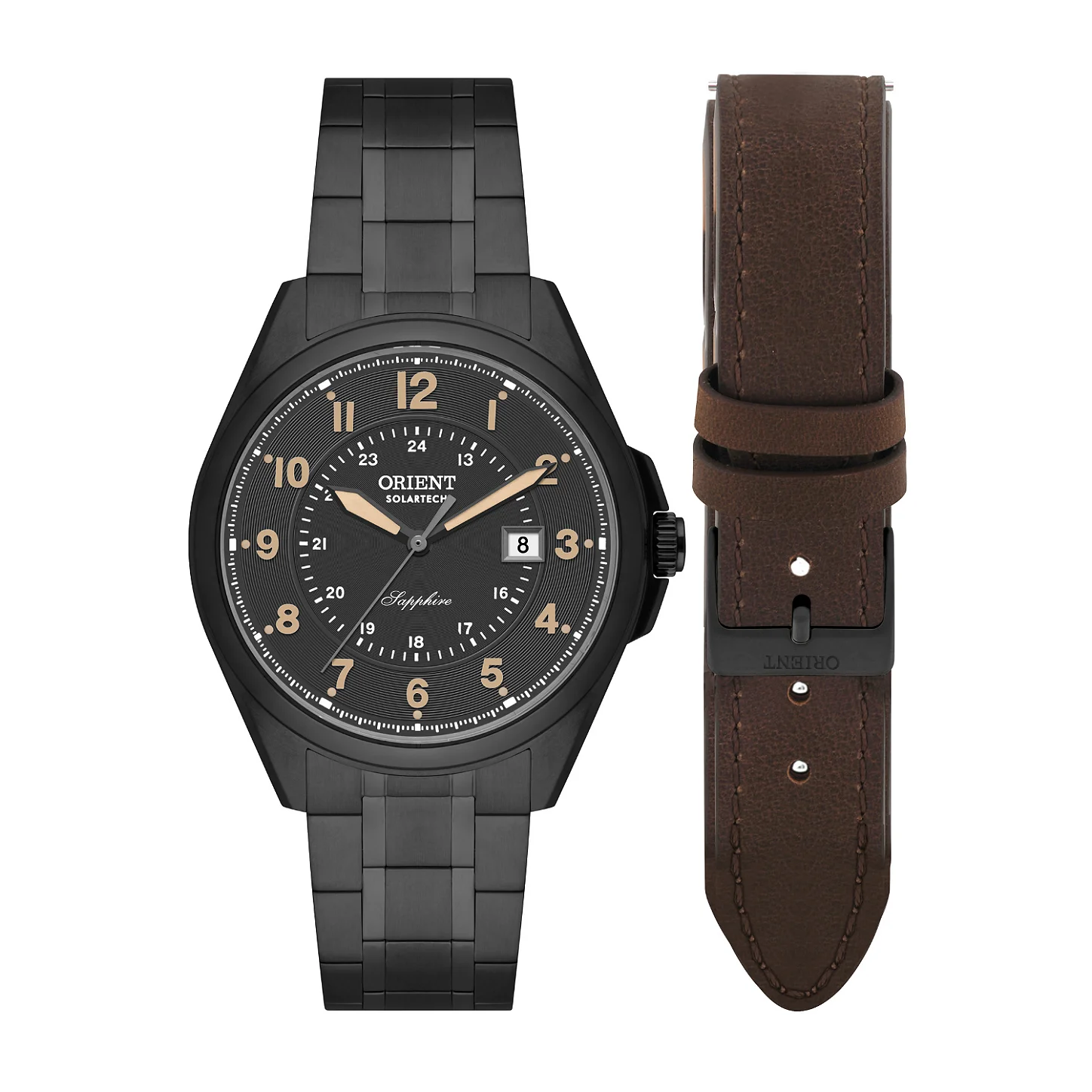 Orient Solartech Elite Land Troca Pulseira All Black