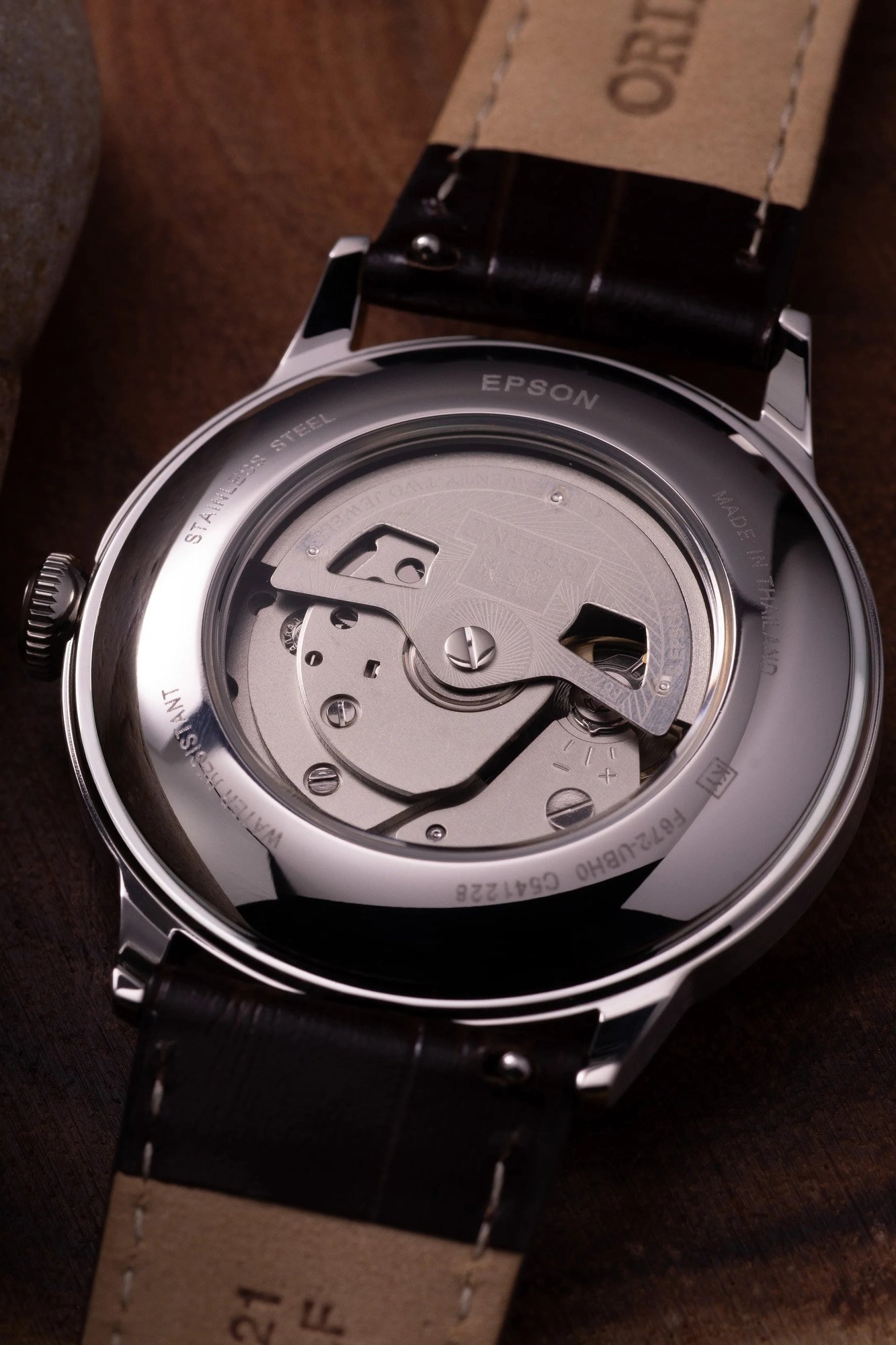 Orient Bambino V2 Automático Vermelho Couro