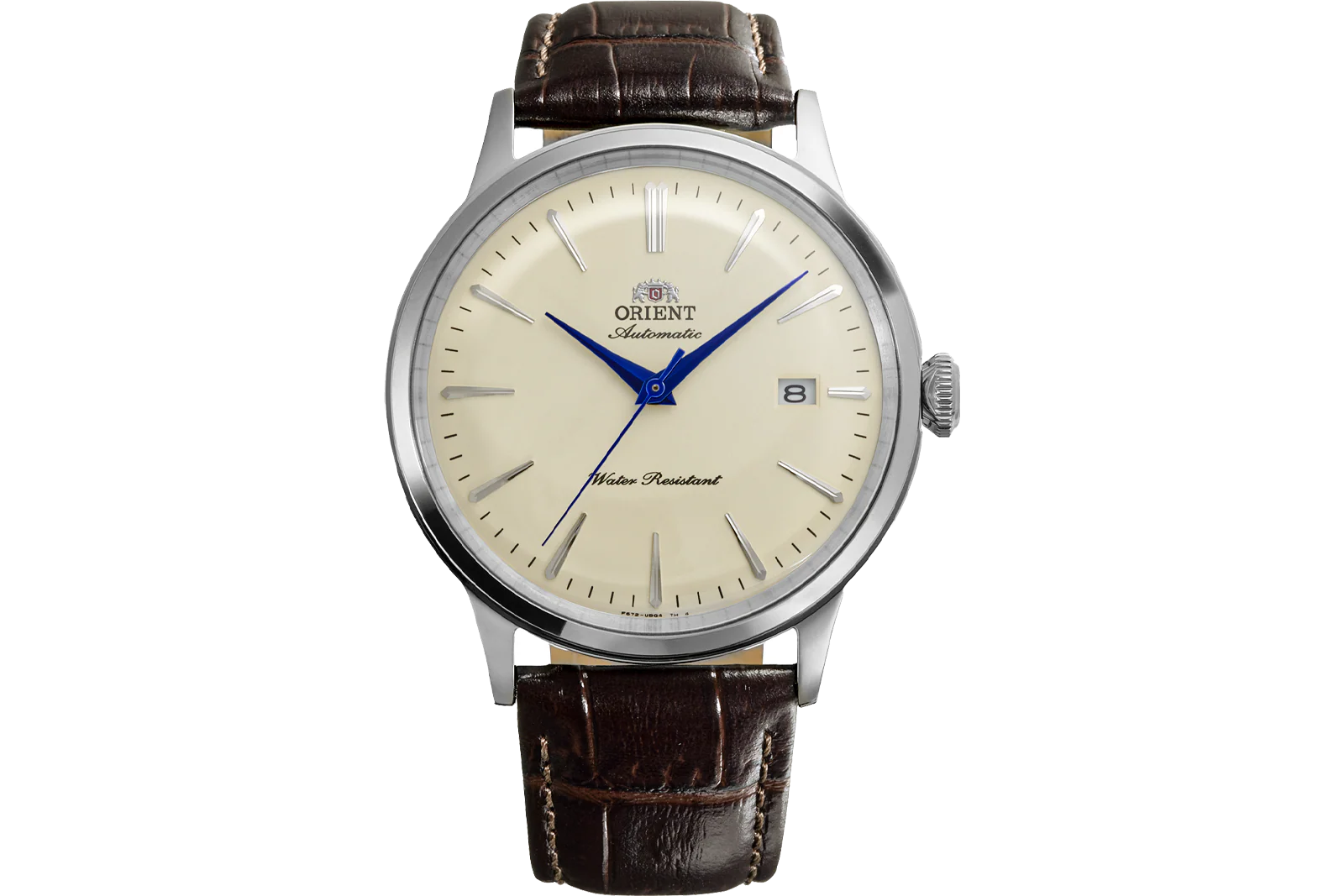 Orient Bambino V7 Automático Bege Couro