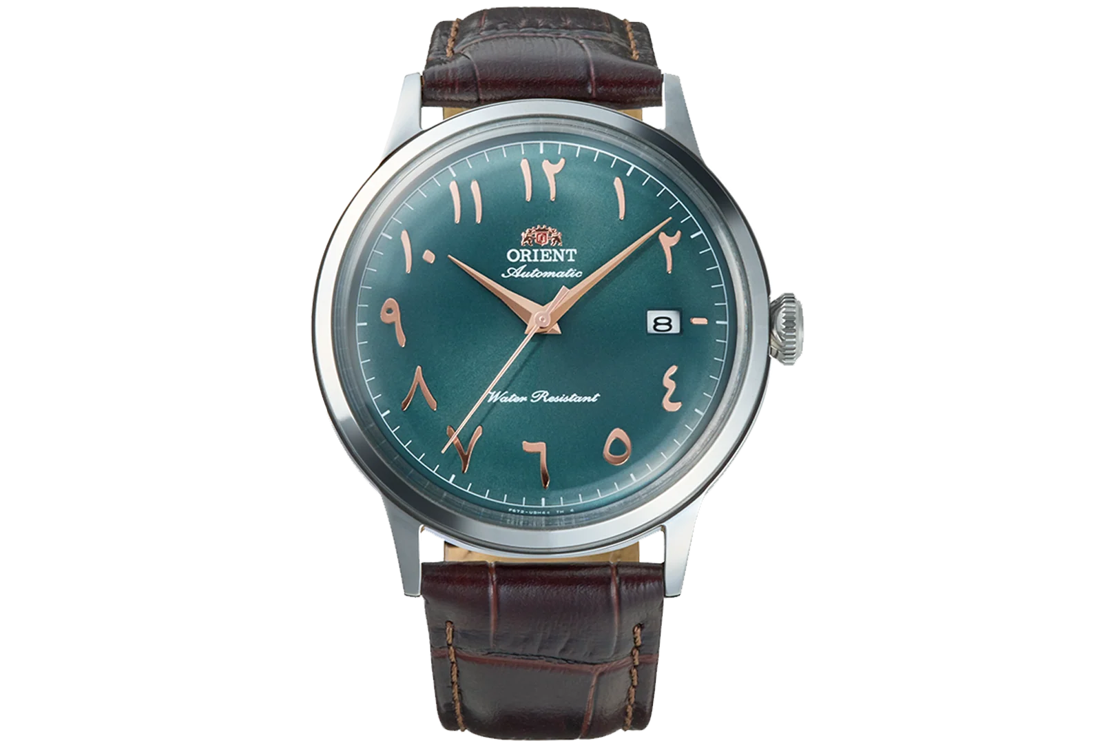 Orient Bambino V2 Arabico Automático Verde Couro