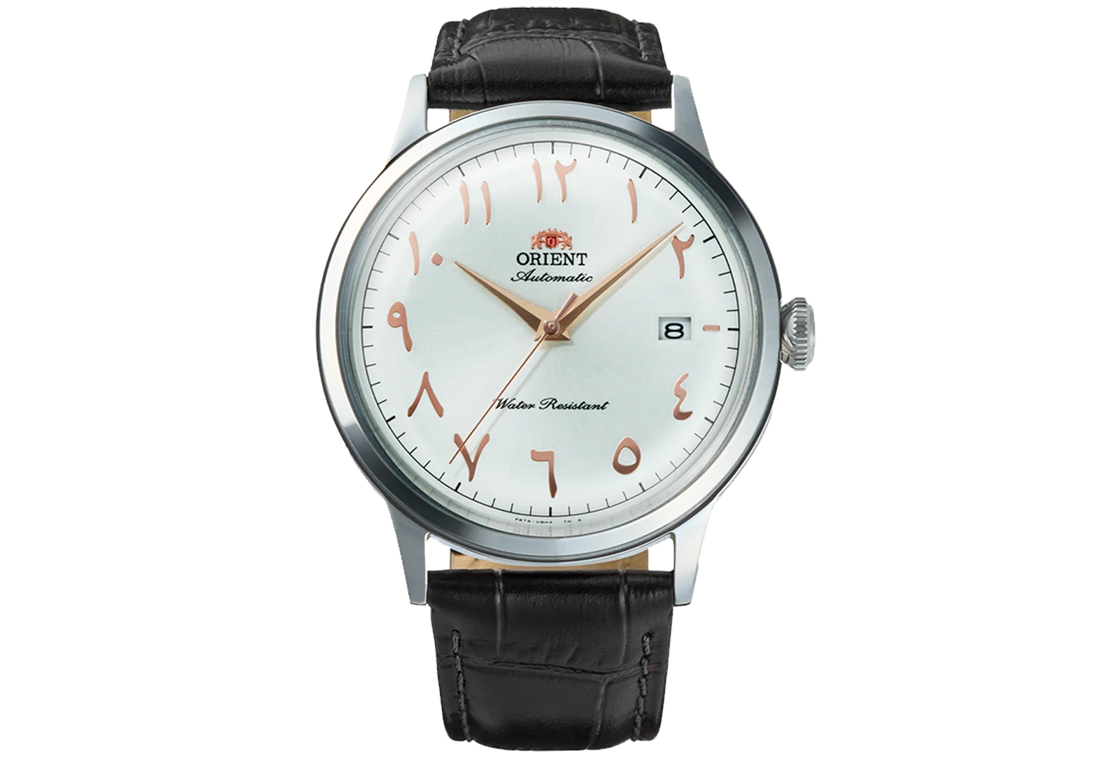 Orient Bambino V2 Arabico Automático Branco Couro