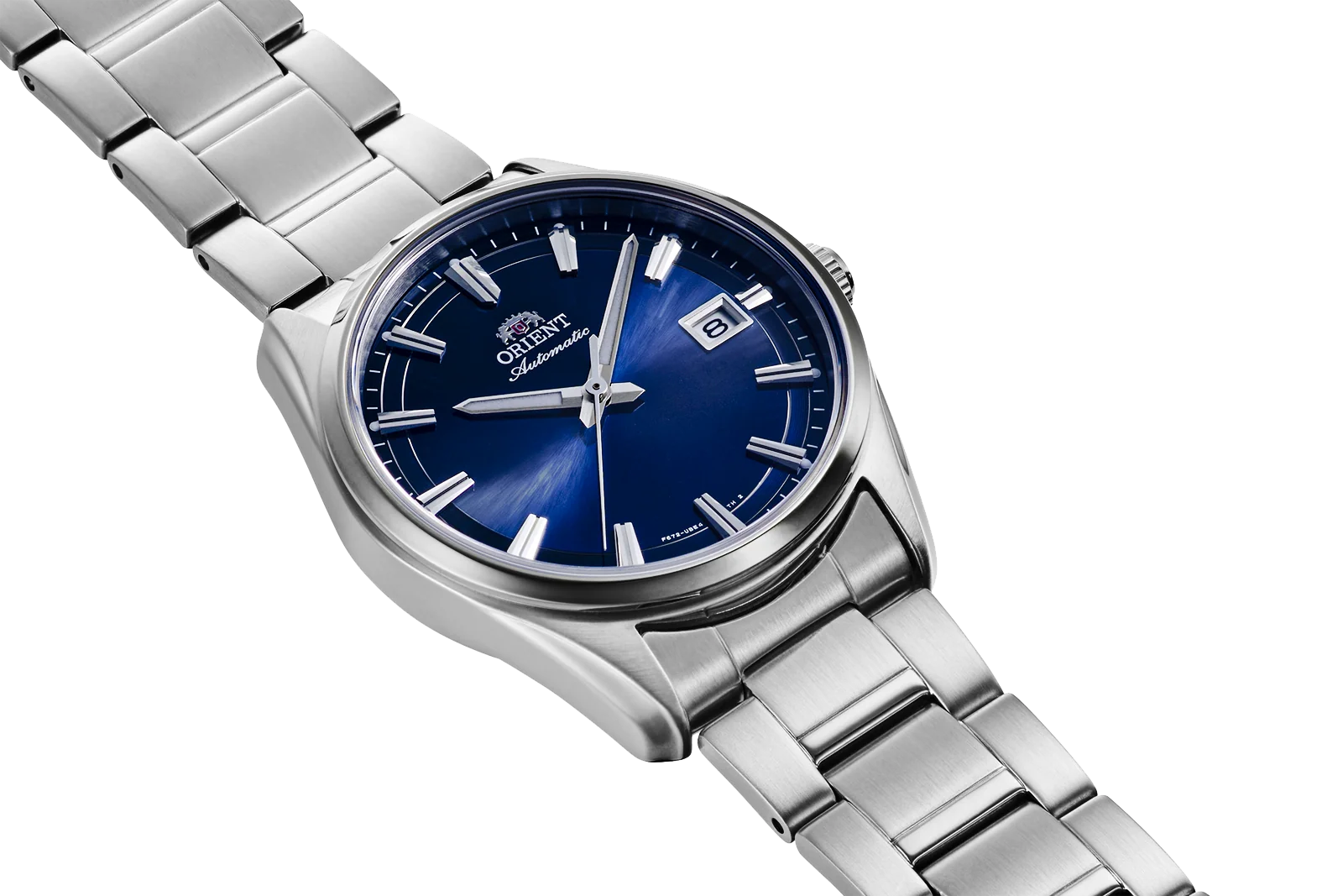 Orient Stretto Date Automático Azul