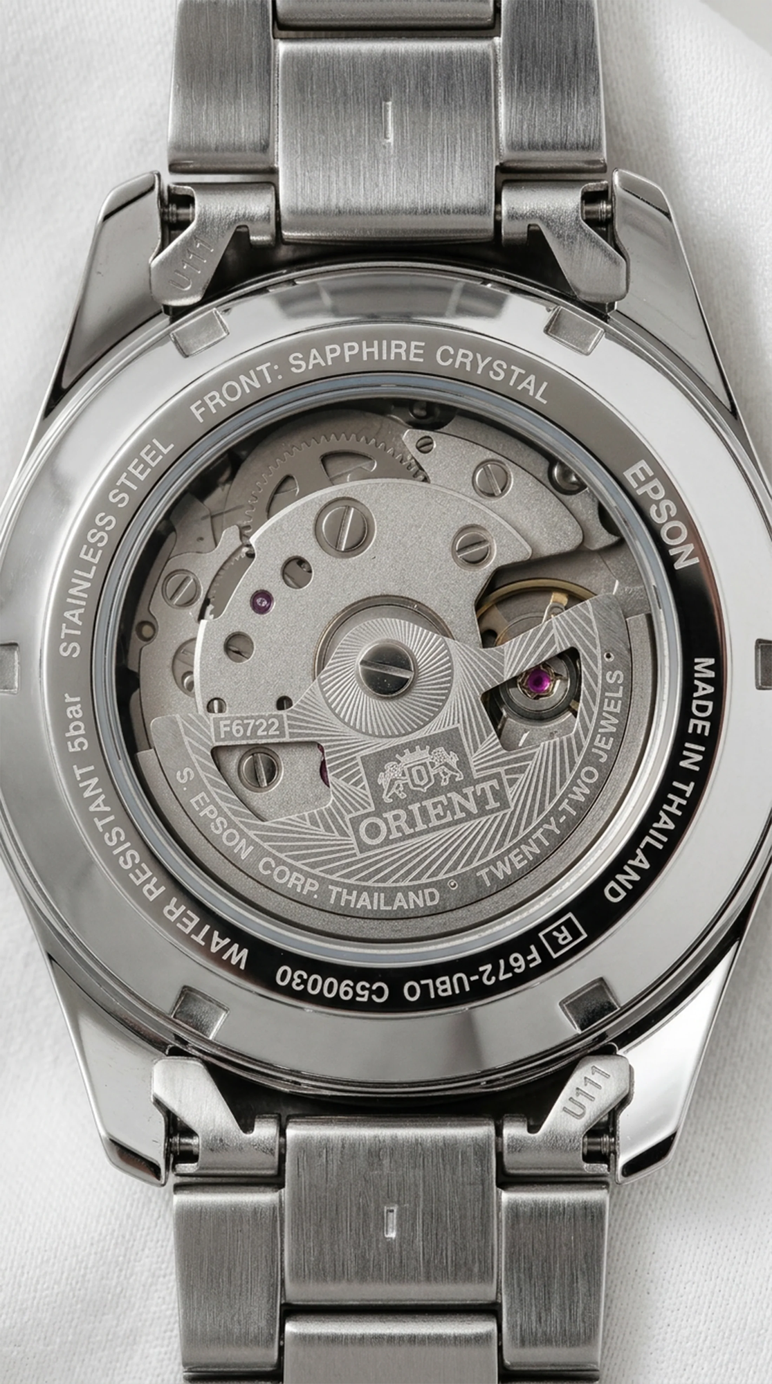Orient Stretto Date Automático Azul Turquesa
