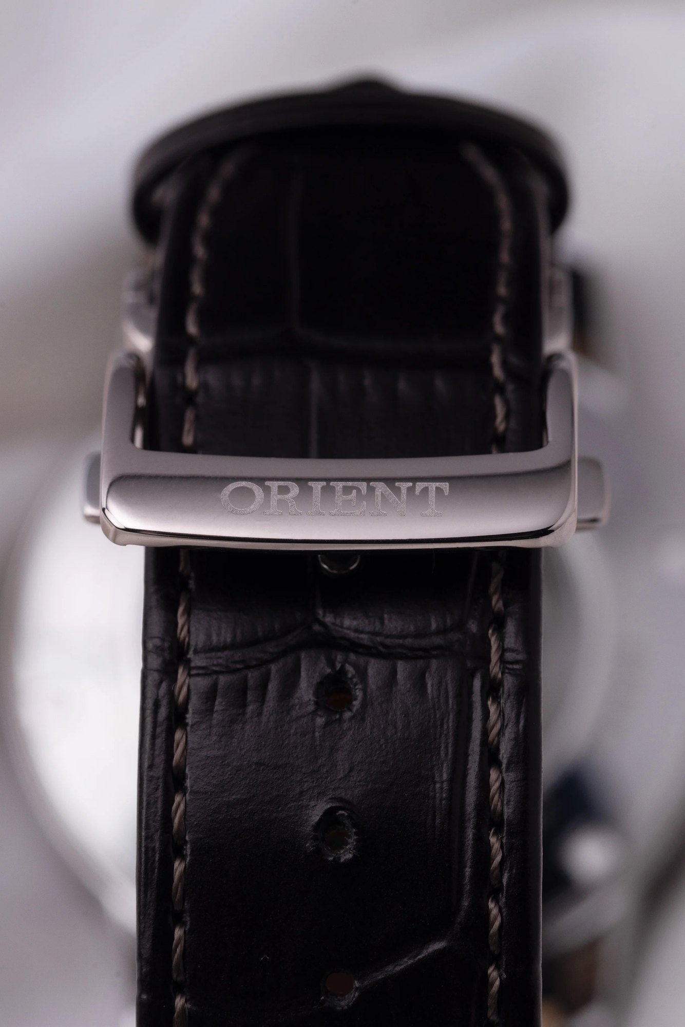 Orient Bambino Sun & Moon V3 Automático Azul Couro