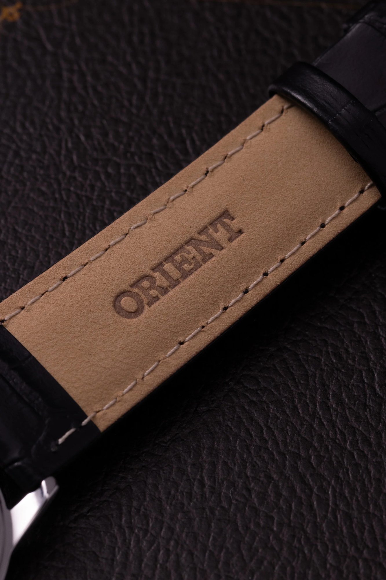 Orient Bambino V2 Small Seconds Automático Branco Couro