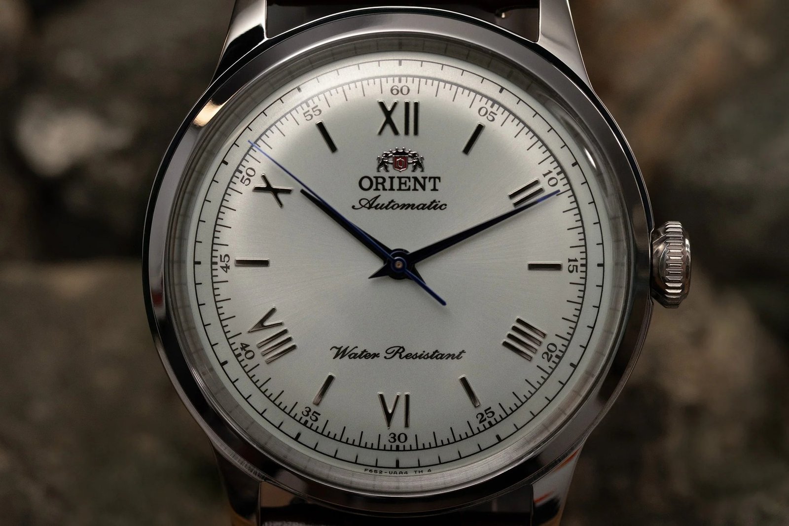 Orient Bambino No Date Automático Branco Couro