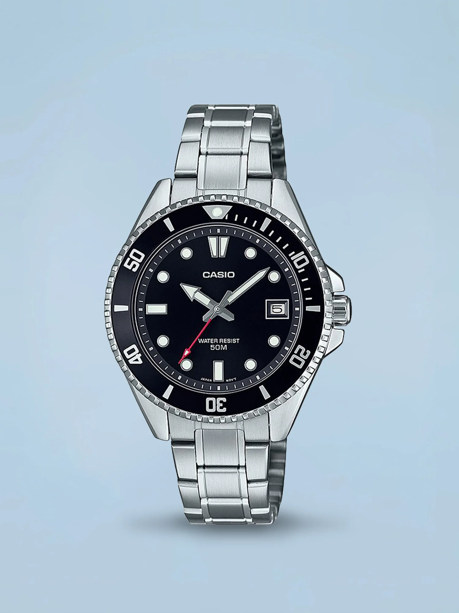 Casio Duro 36mm MDV-10D-1A1V Preto