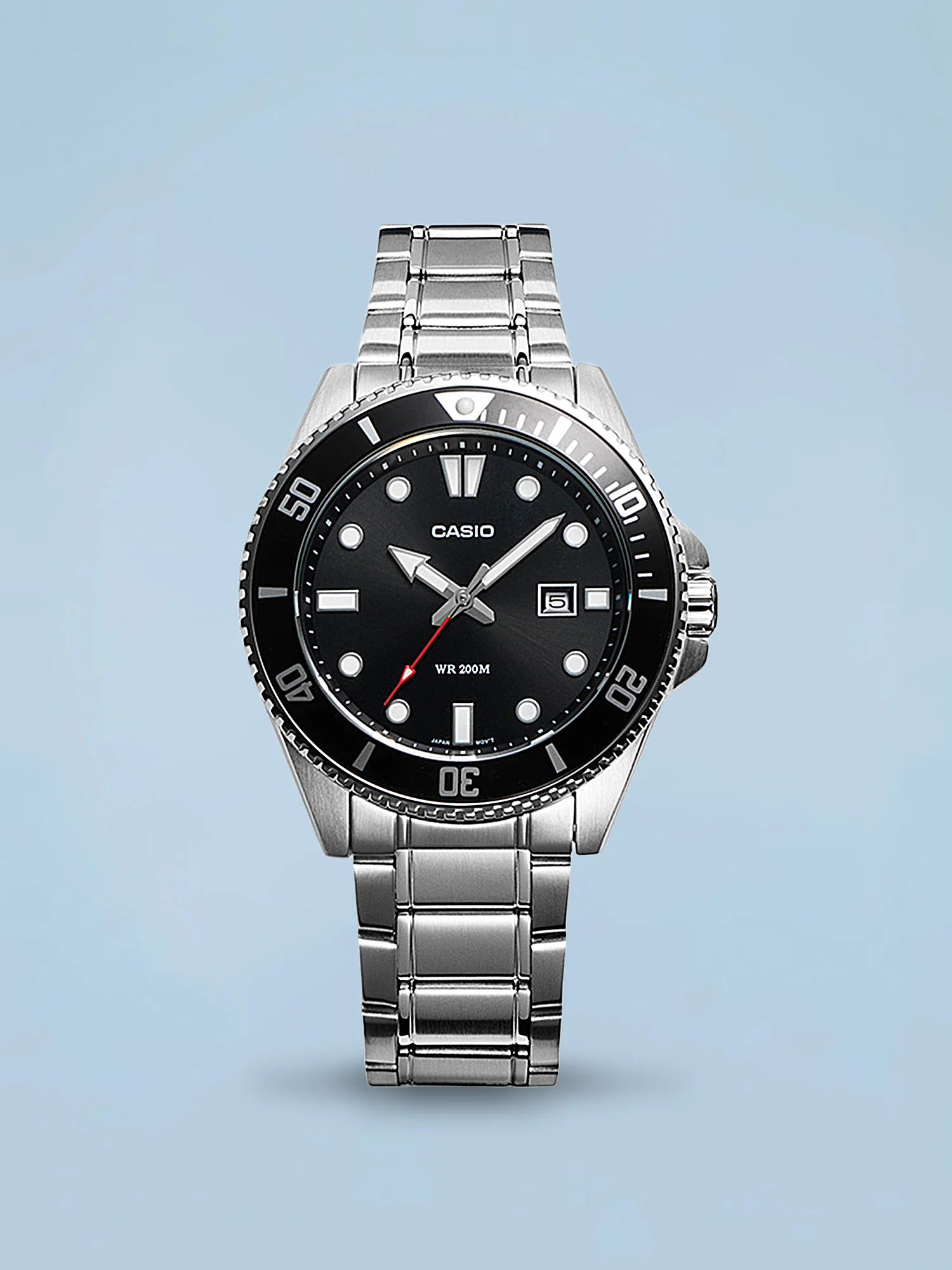 Casio Duro MDV-107D-1A1V Preto (Bill Gates)
