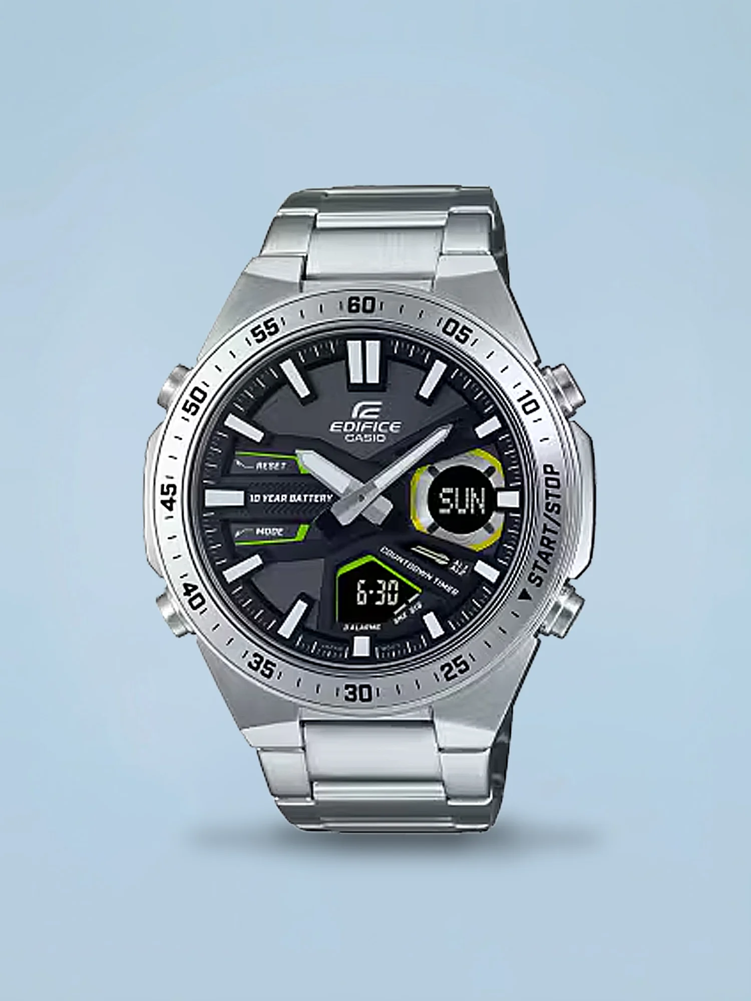 Casio Edifice Anadigi EFV-C110D-1A3V Preto