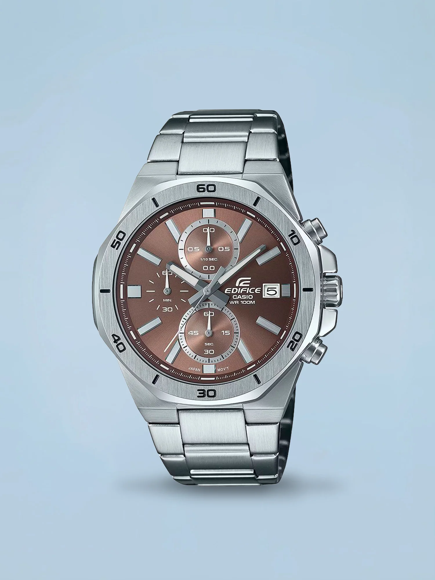 Casio Edifice Cronógrafo EFV-640D-5AV Marrom