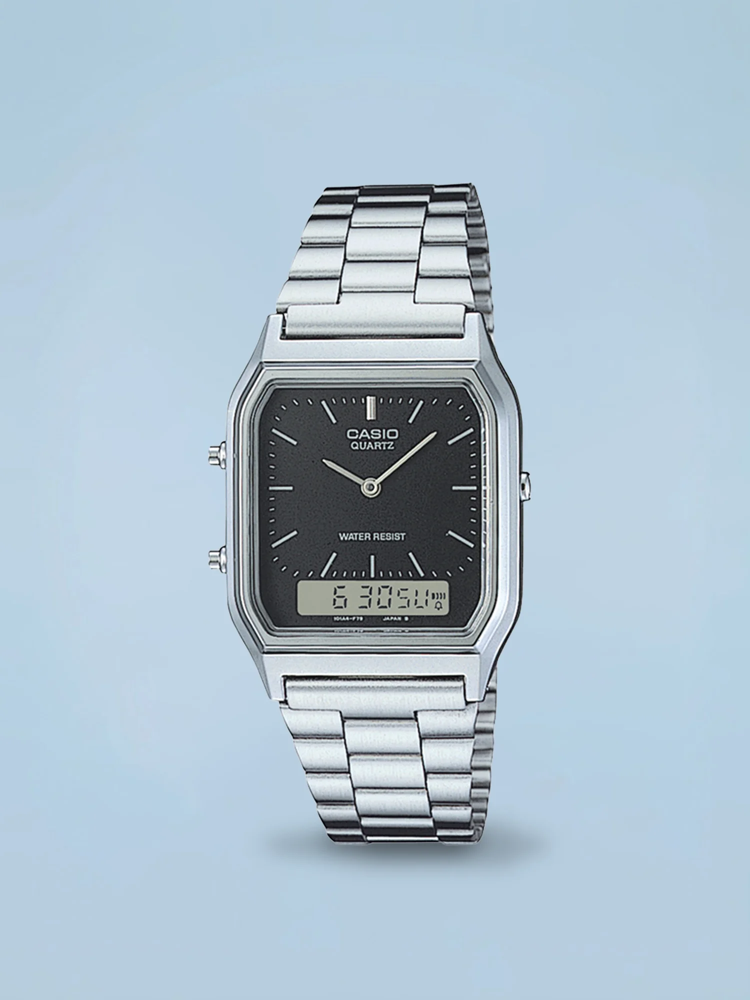 Casio Vintage Anadigi AQ-230A-1DMQ Preto