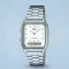 Casio Vintage Anadigi AQ-230A-7DMQ Branco