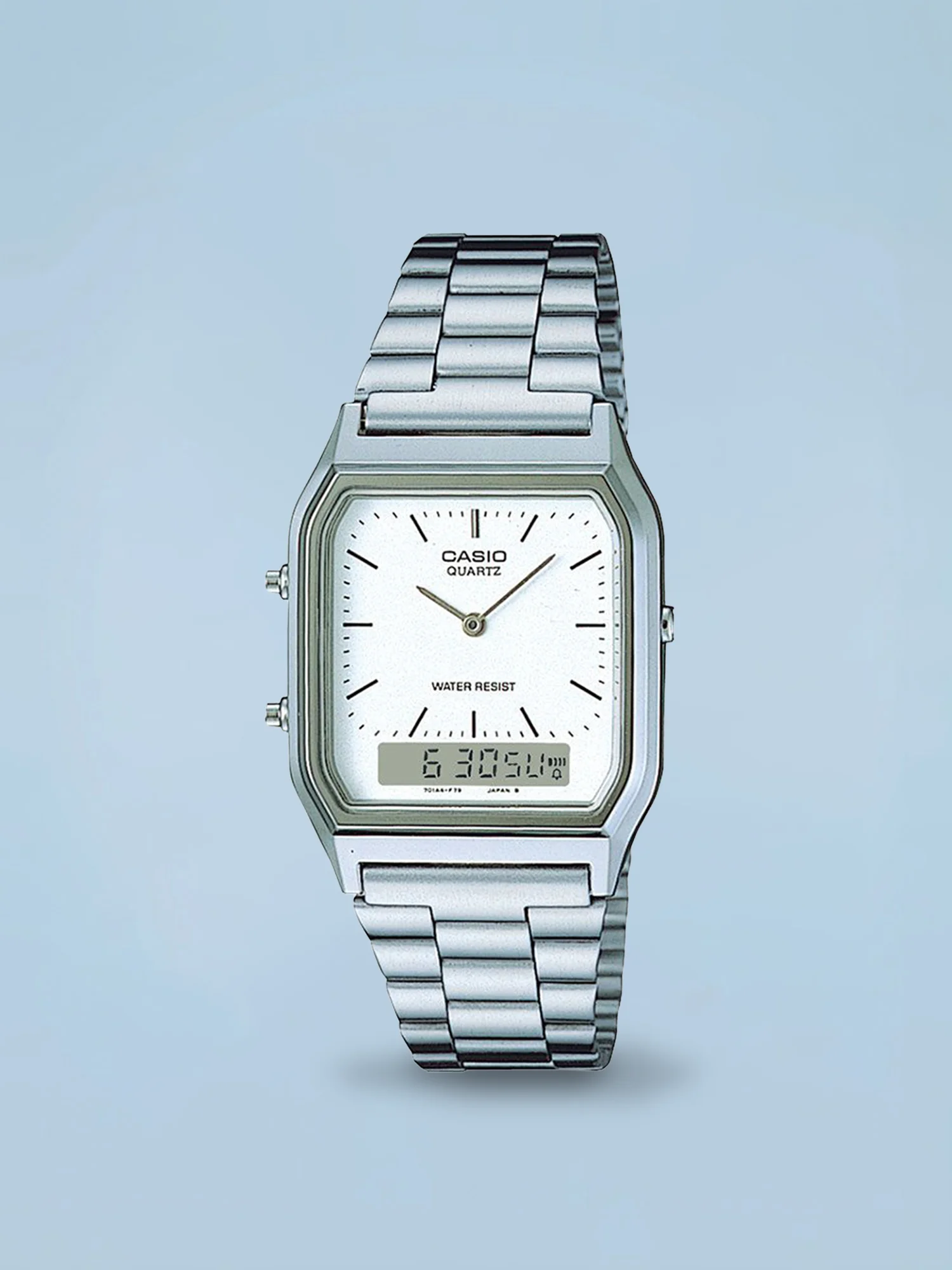 Casio Vintage Anadigi AQ-230A-7DMQ Branco