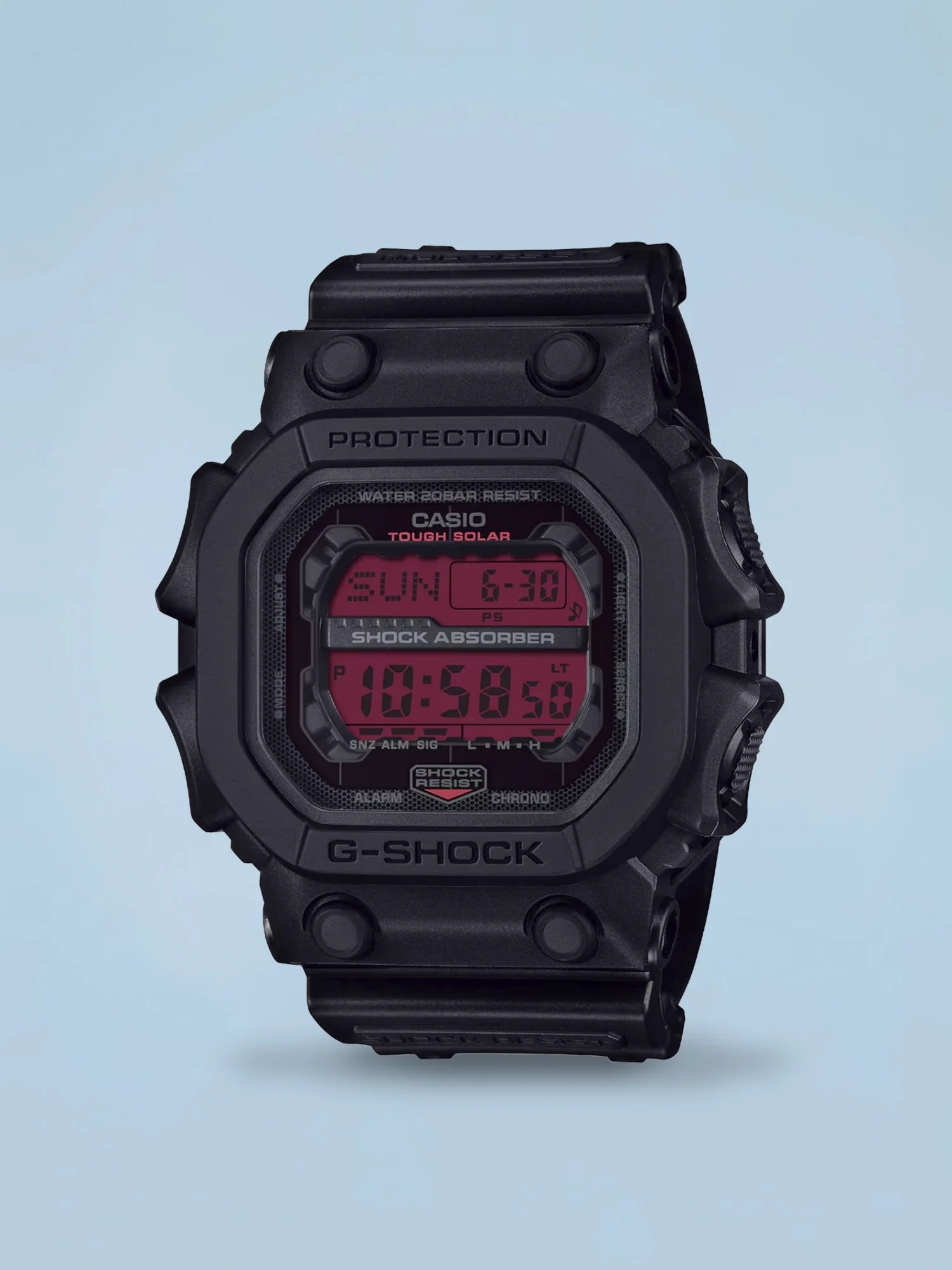 G-Shock King GX-56BBR-1 Preto e Vermelho