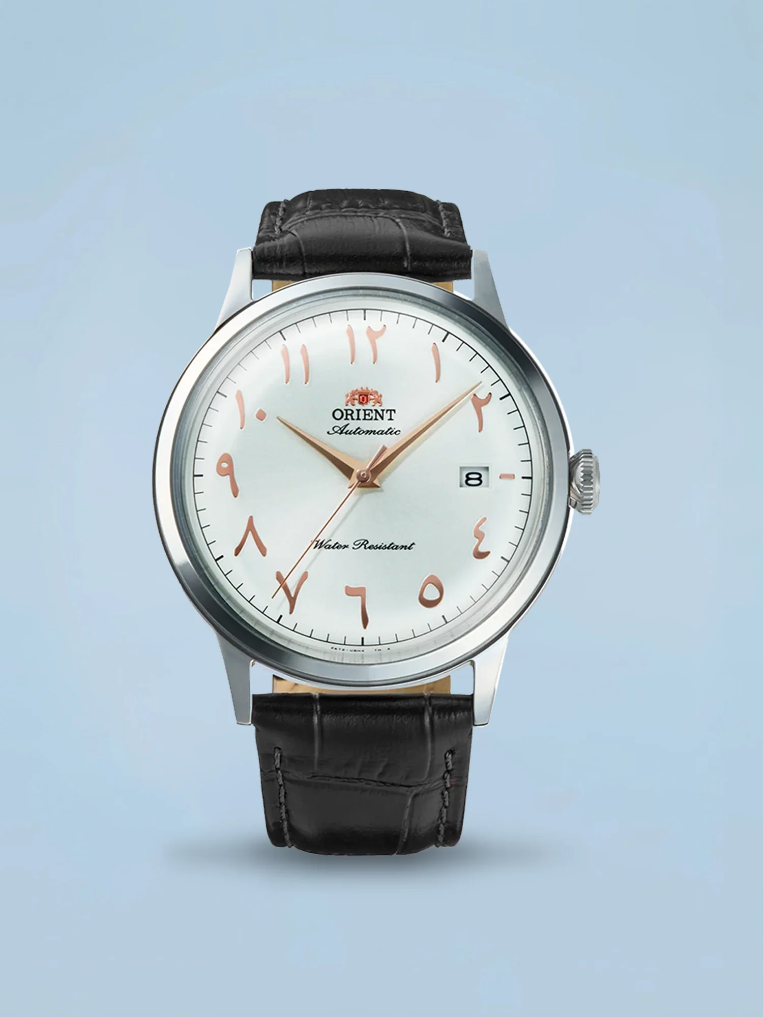 Orient Bambino V2 Arabico Automático Branco Couro