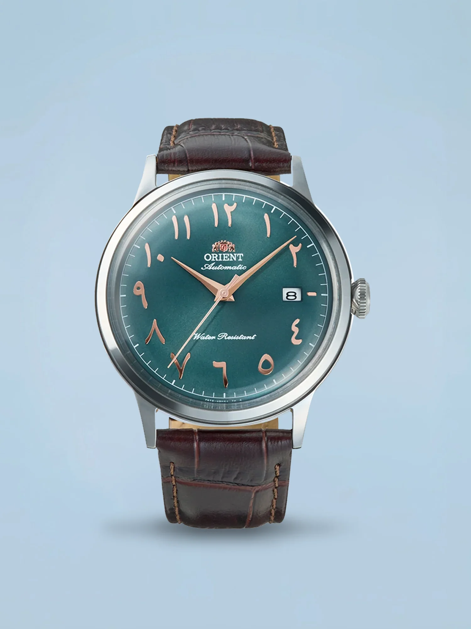 Orient Bambino V2 Arabico Automático Verde Couro