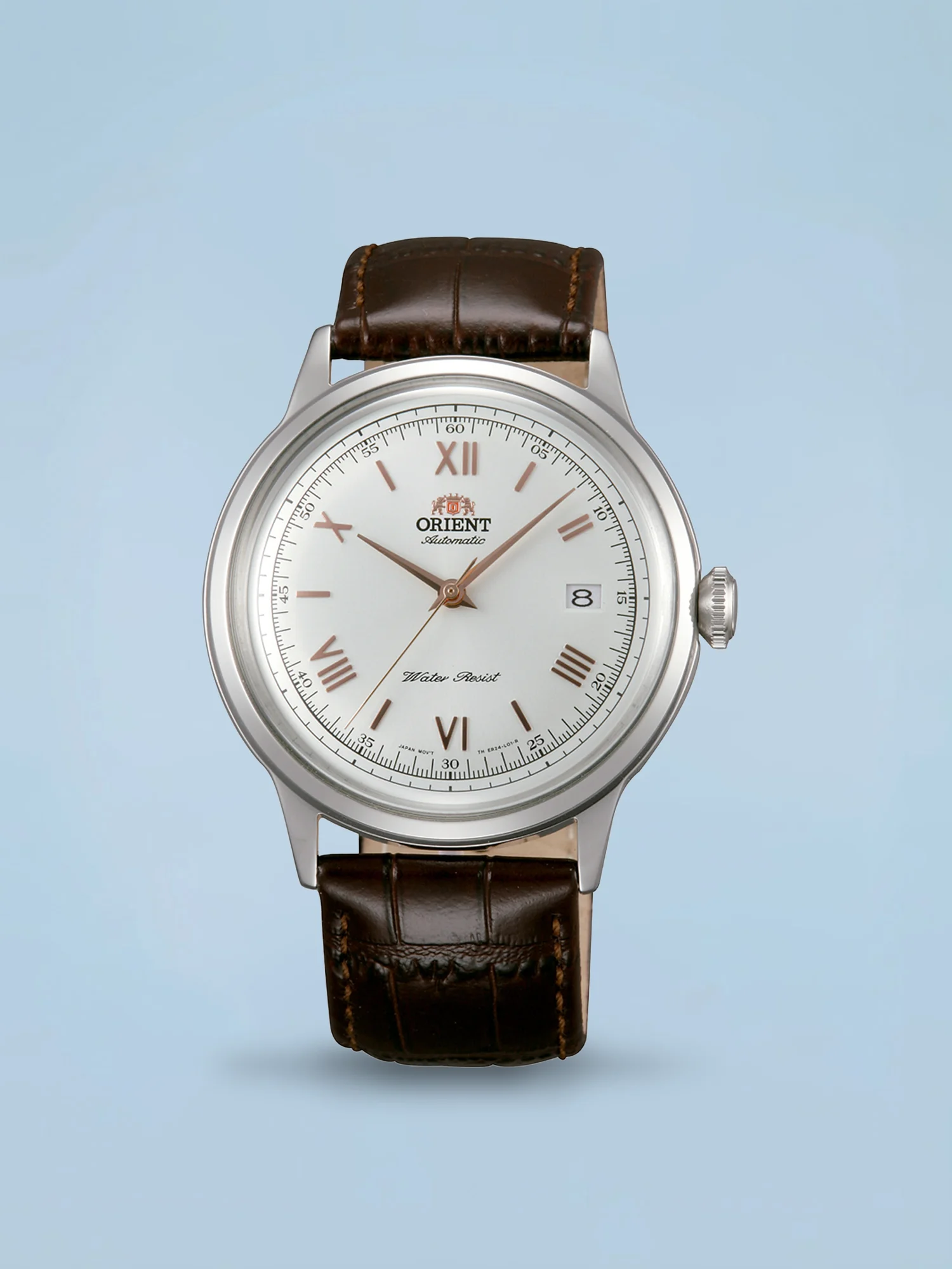 Orient Bambino V2 Automático Branco Couro