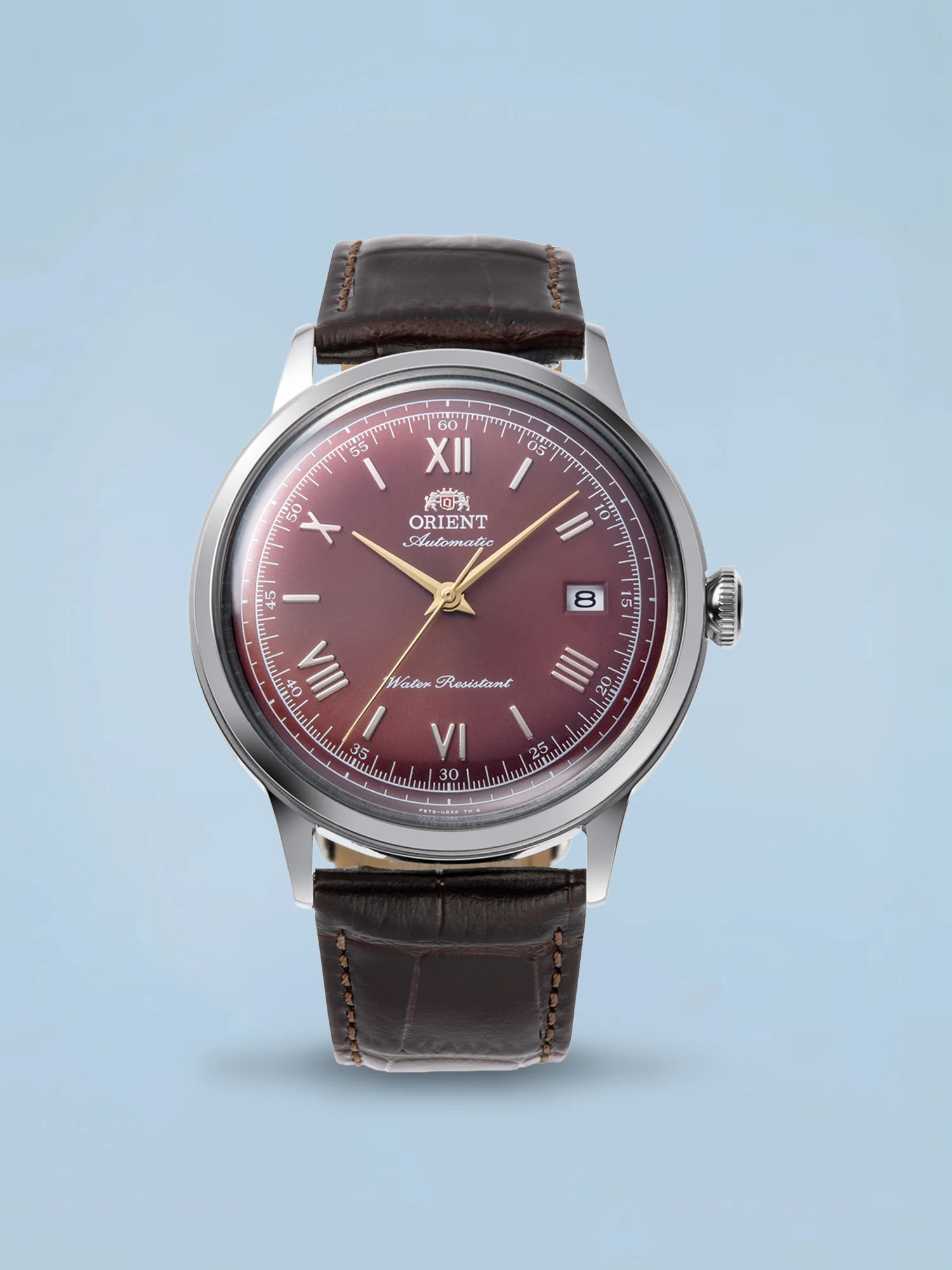 Orient Bambino V2 Automático Vermelho Couro