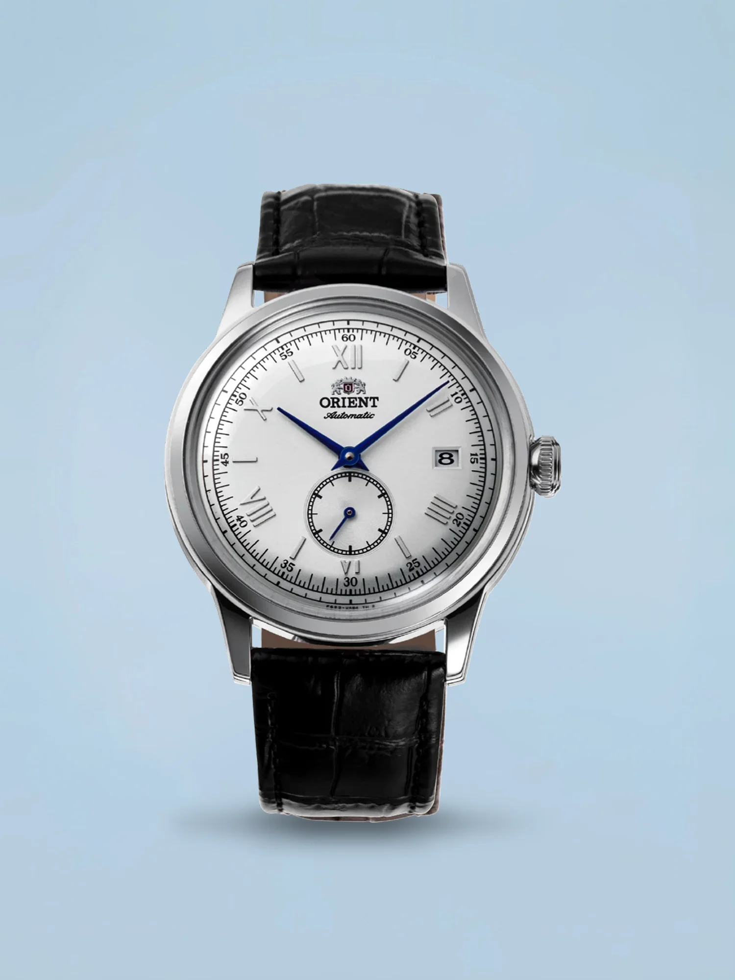 Orient Bambino V2 Small Seconds Automático Branco Couro