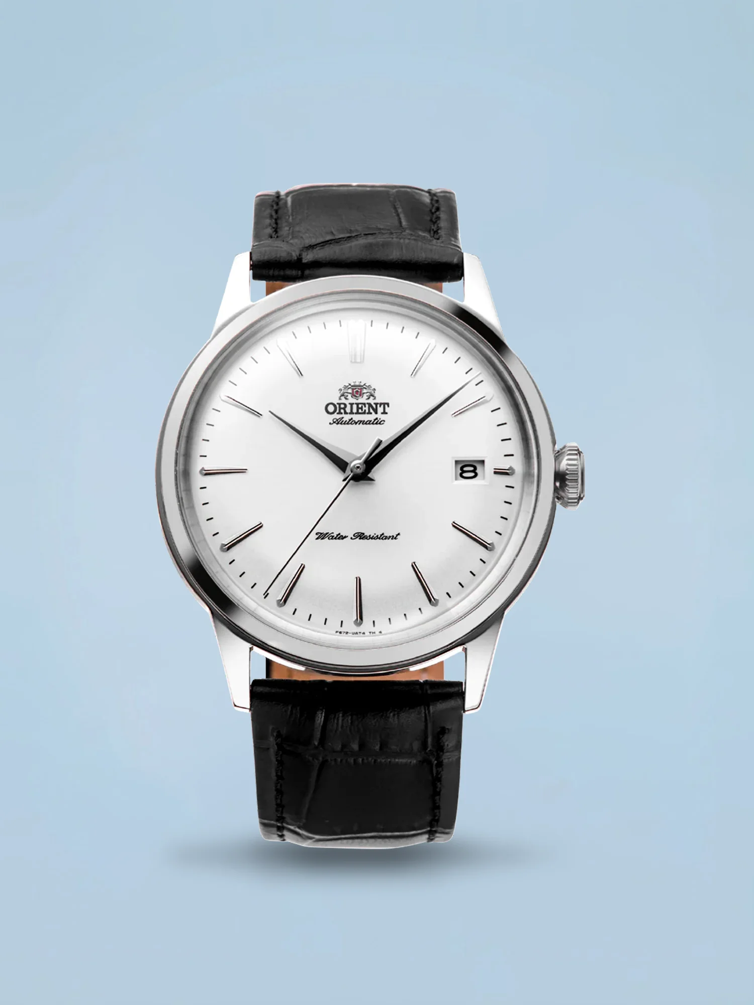 Orient Bambino V7 Automático Branco Couro