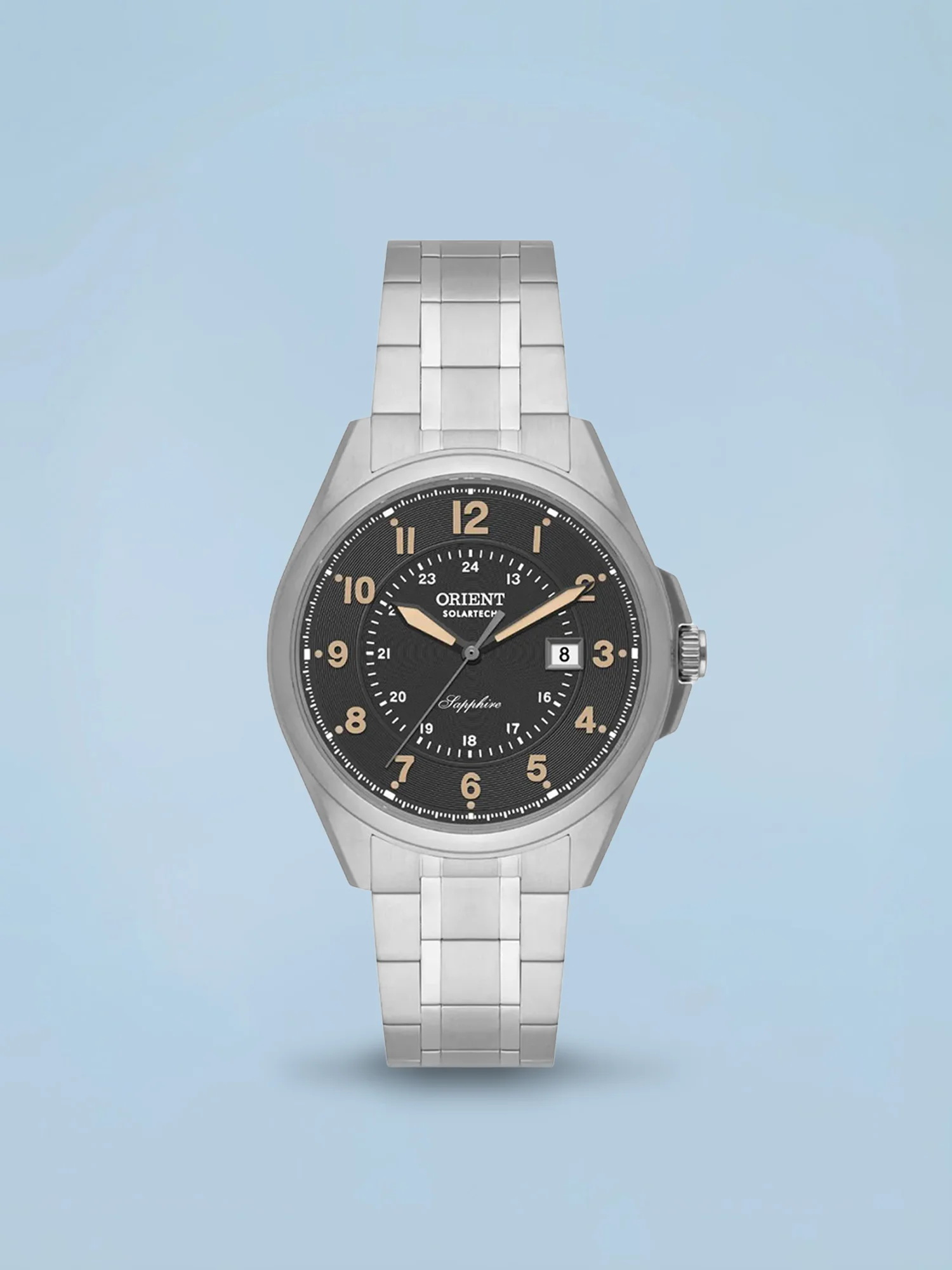 Orient Solartech Elite Land Troca Pulseira Cinza