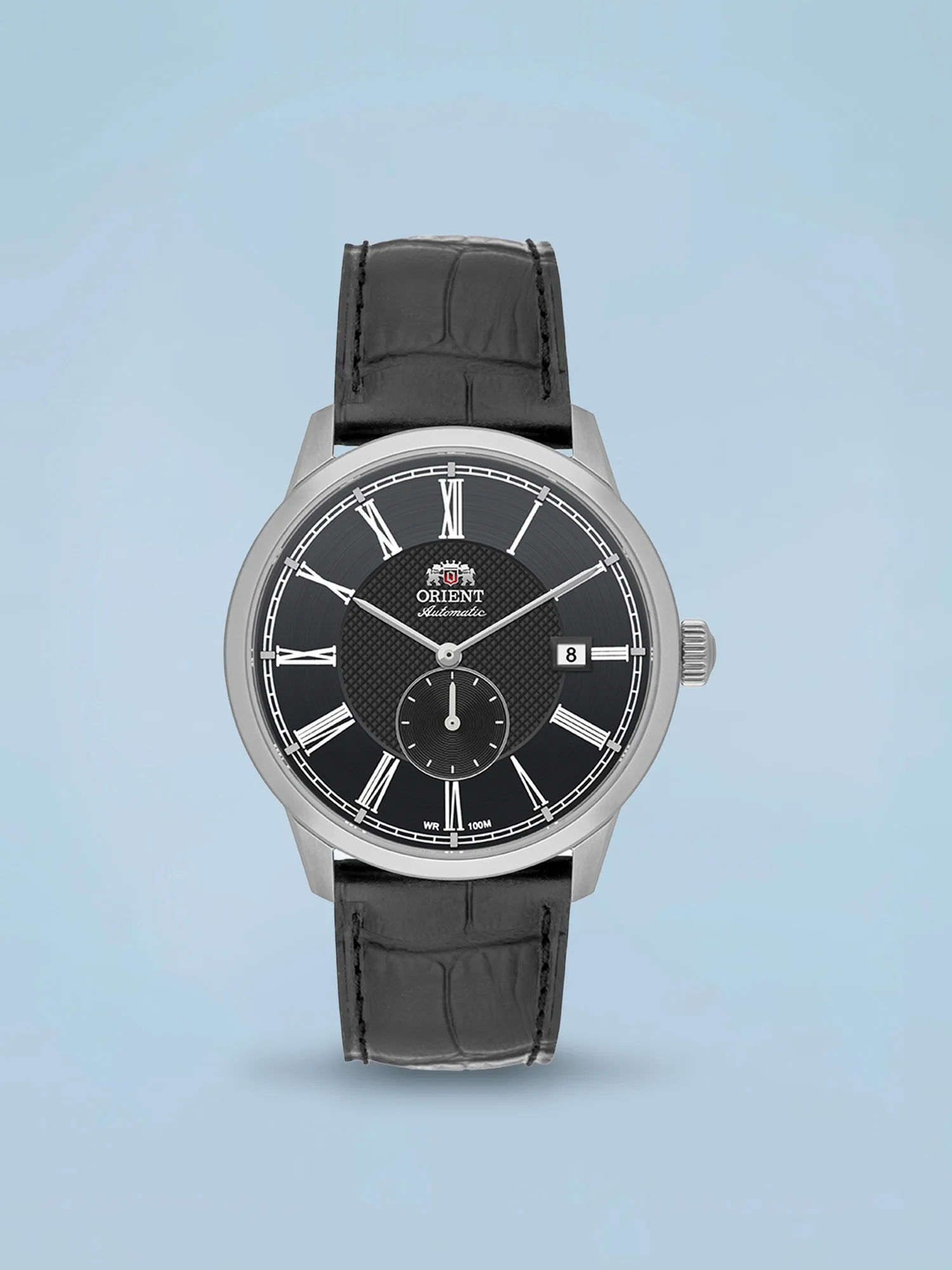 Orient Special Calibers Romano Automático Preto Couro