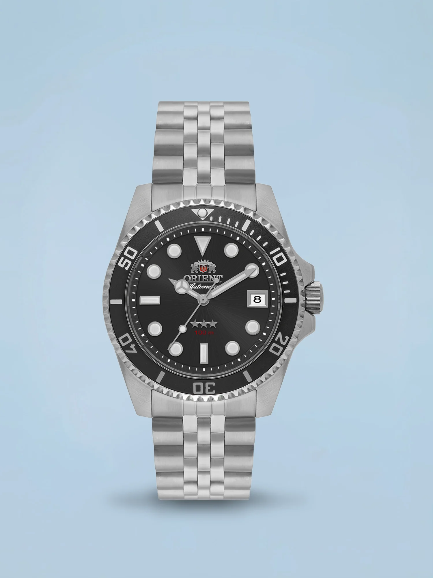 Orient Sub 39mm (Submariner) 3 Estrelas Automático Preto