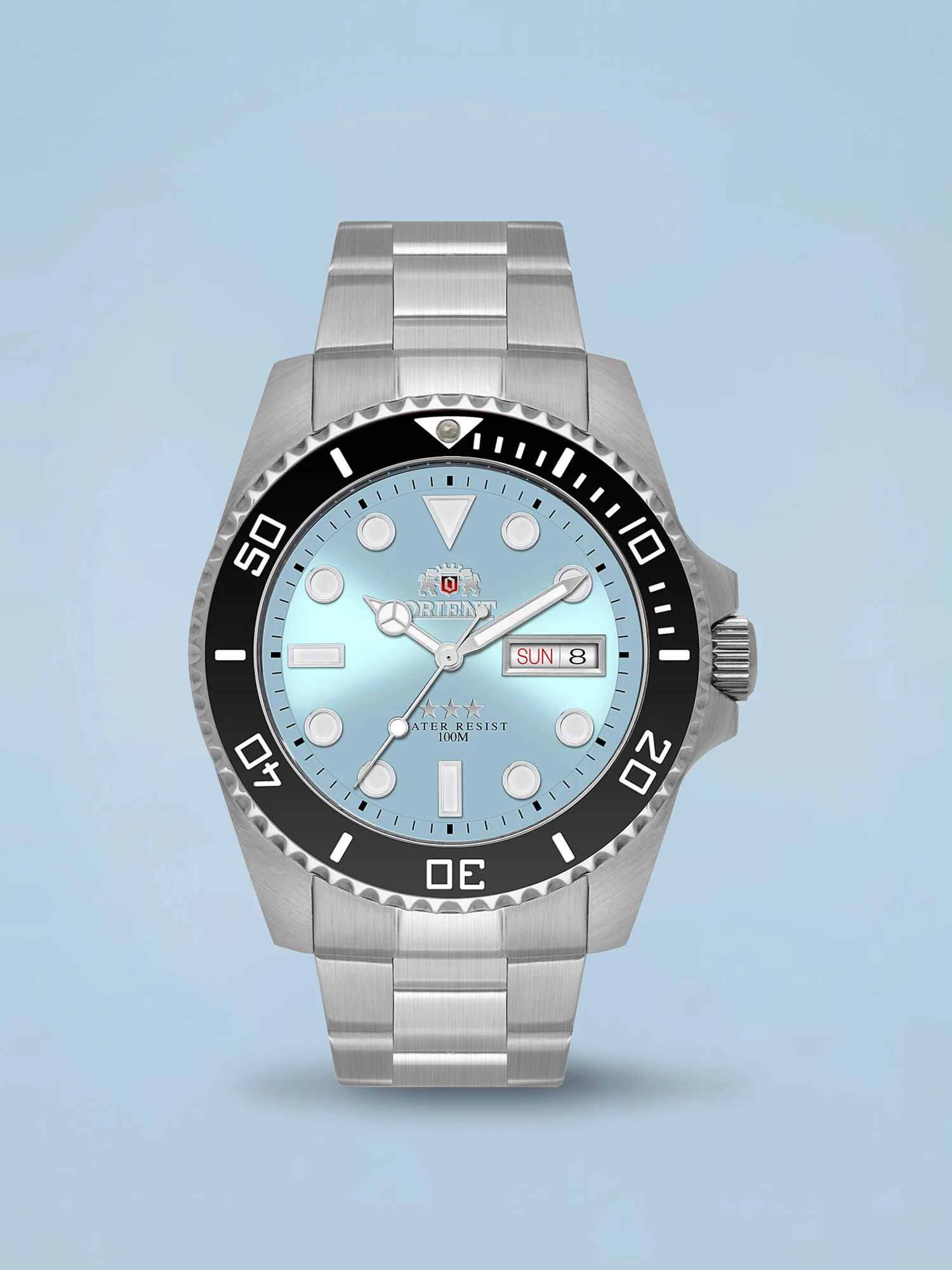 Orient Submariner 3 Estrelas Automático Azul