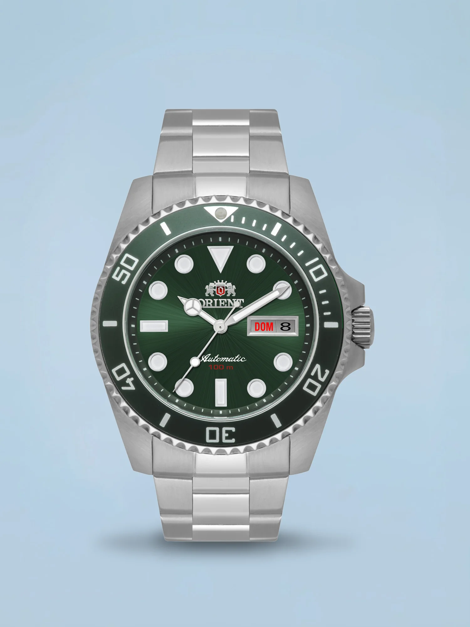 Orient Submariner 3 Estrelas Automático Verde