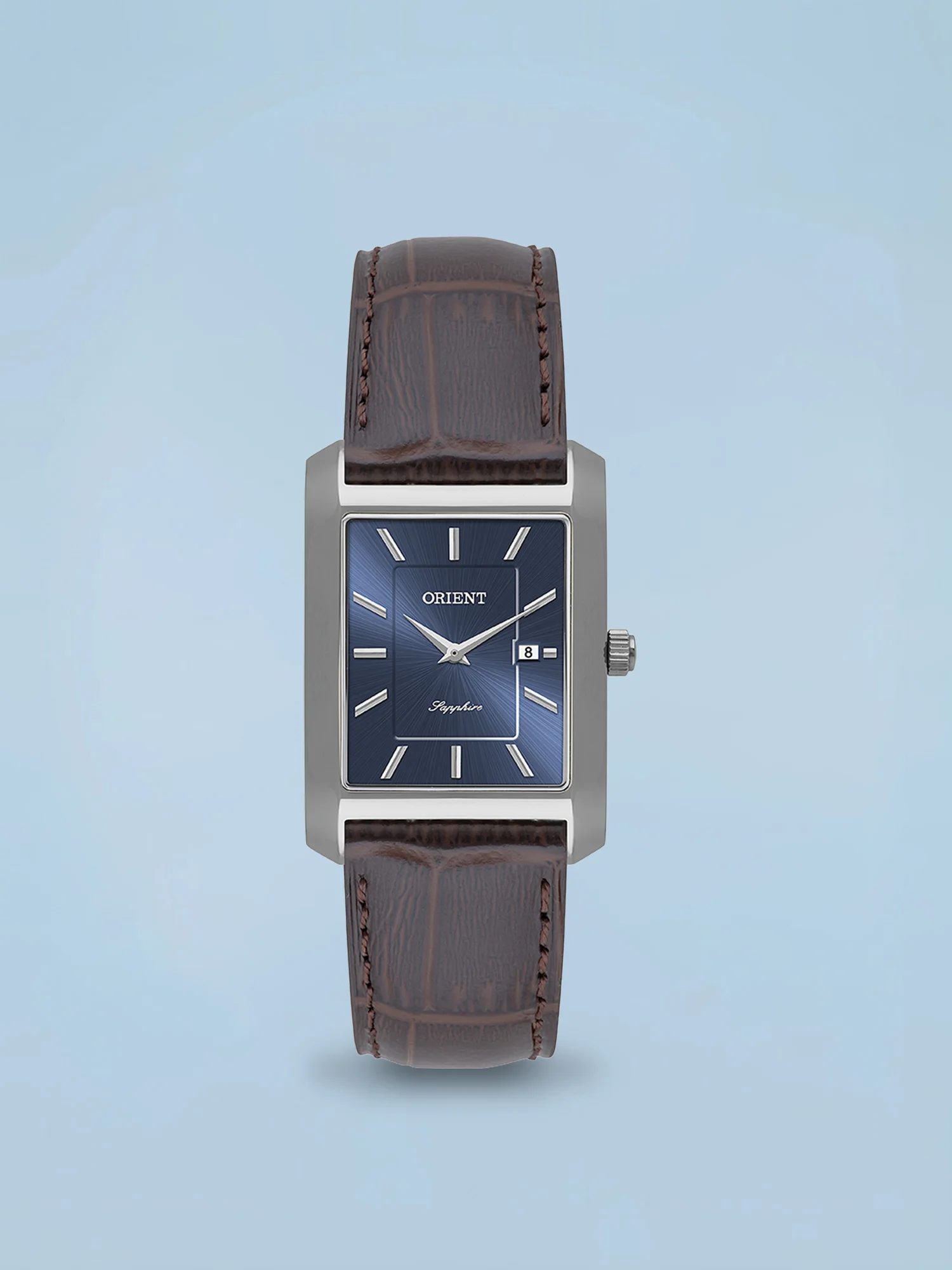 Orient Tank Eternal Elite Azul Couro