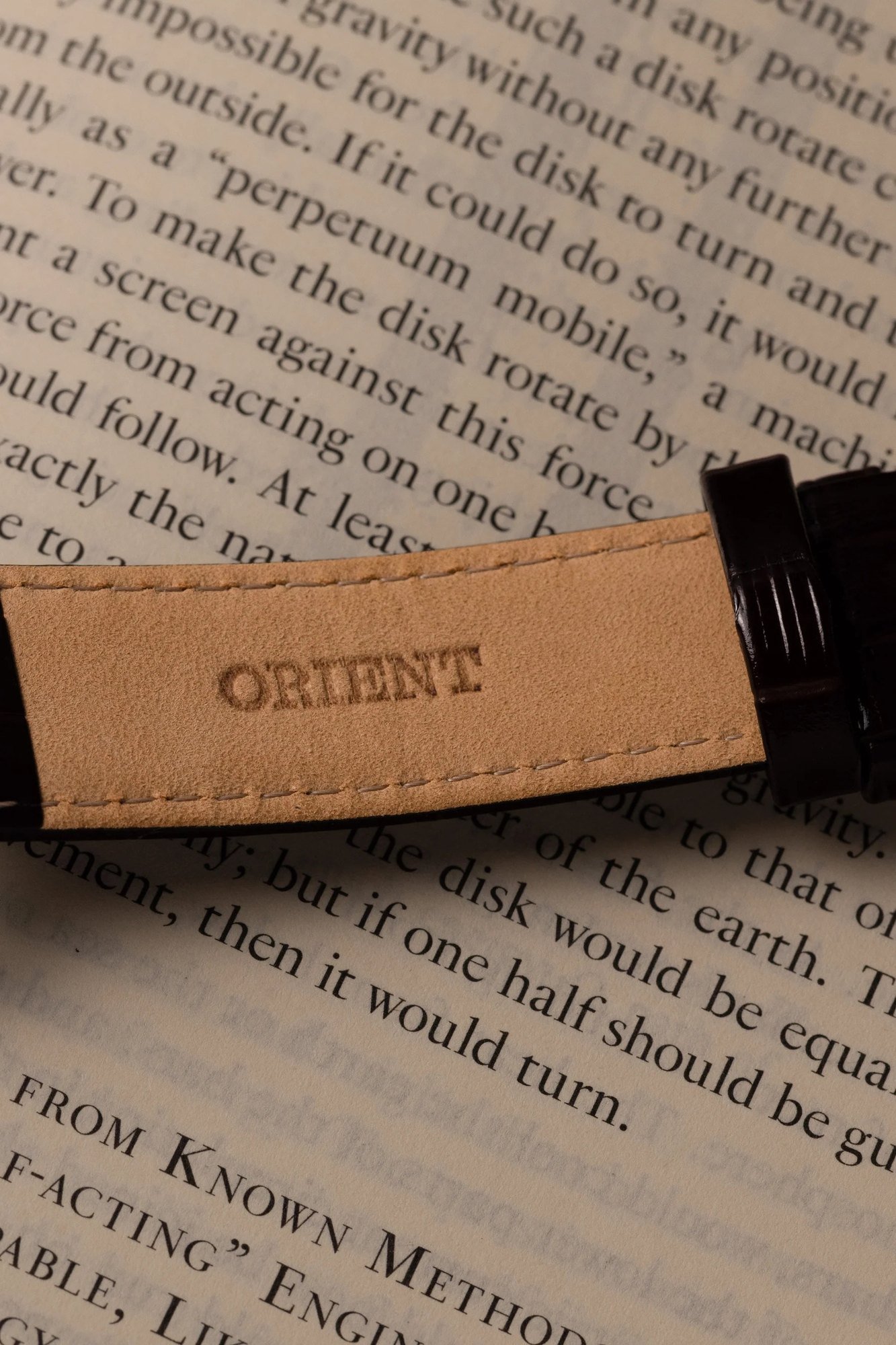 Orient Bambino V2 Automático Branco Couro
