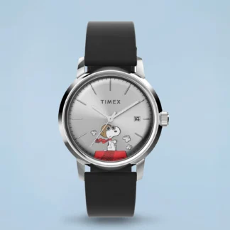 Relógio Timex Marlin Peanuts Snoopy Flying Ace Automático