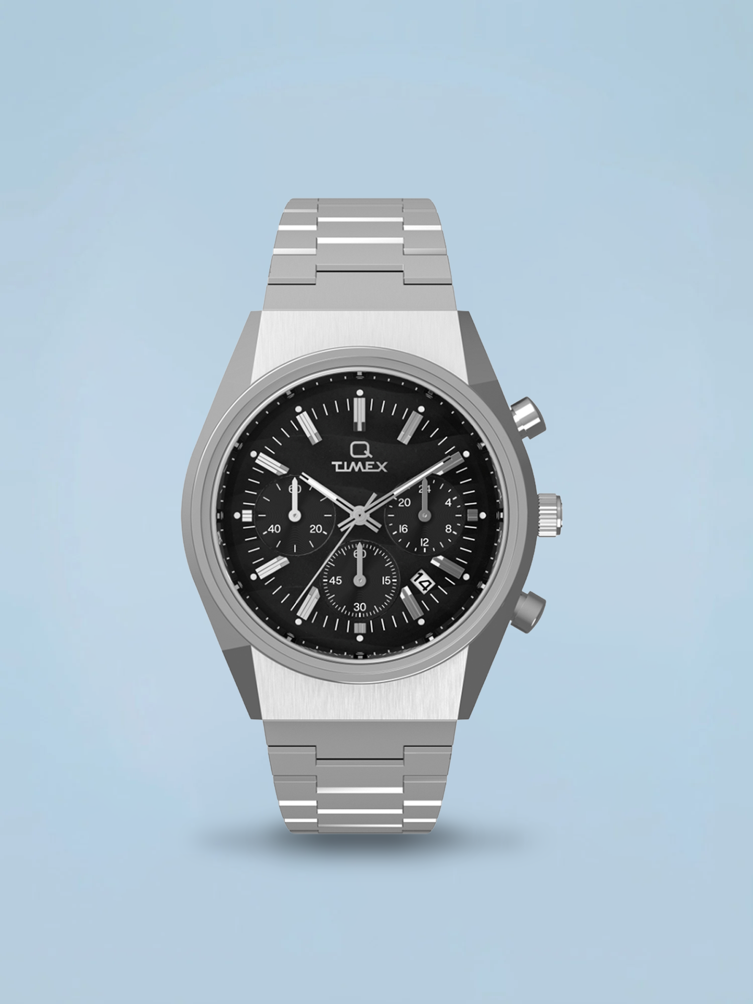 Timex Q Falcon Eye Cronógrafo Preto
