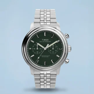 Relógio Timex Waterbury Metropolitan Cronógrafo Verde