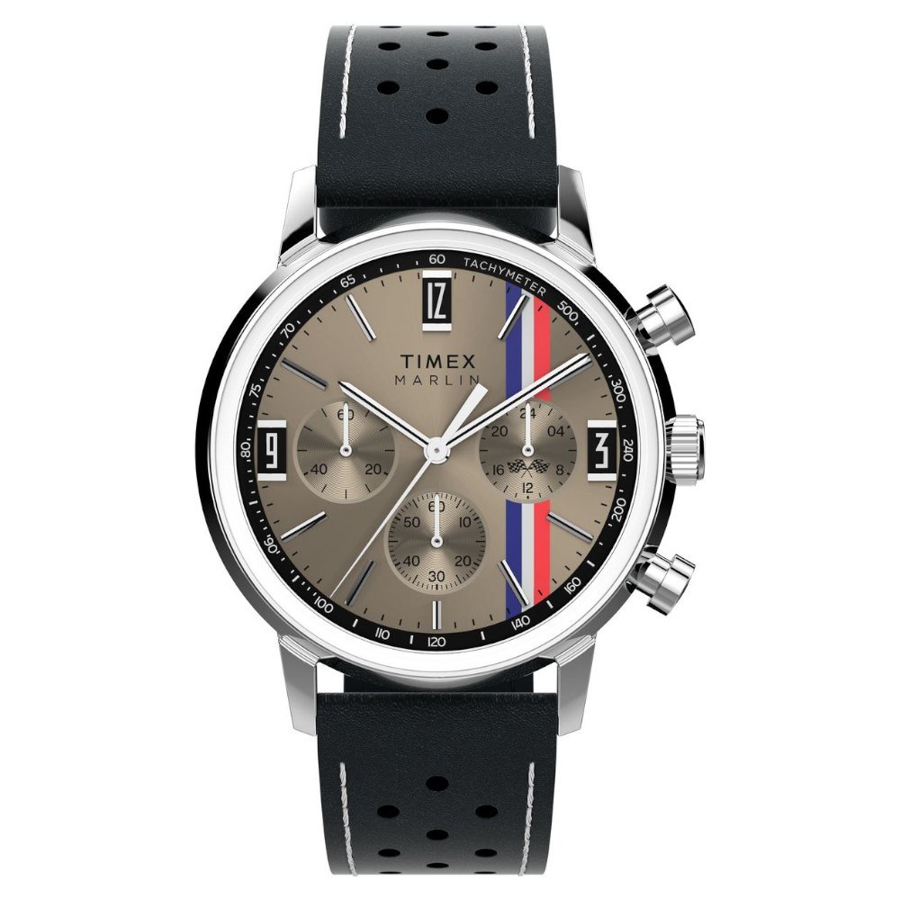 Timex Marlin Cronógrafo Taquímetro Champanhe