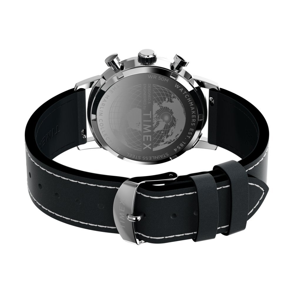 Timex Marlin Cronógrafo Taquímetro Champanhe