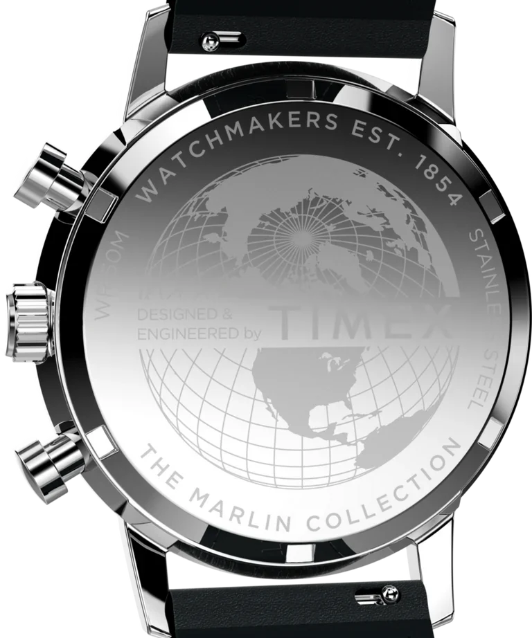 Timex Marlin Cronógrafo Taquímetro Champanhe