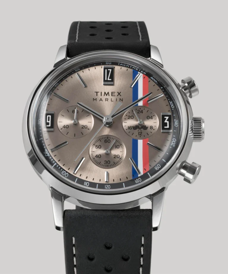 Timex Marlin Cronógrafo Taquímetro Champanhe