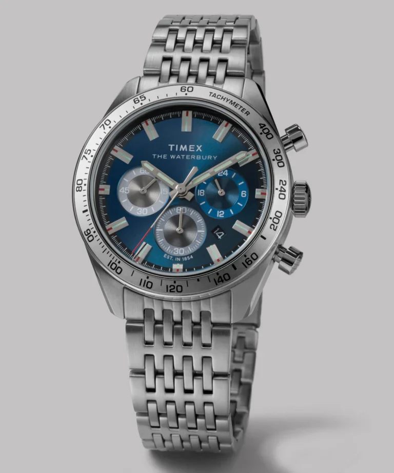 Timex Waterbury Tradicional Cronógrafo Azul