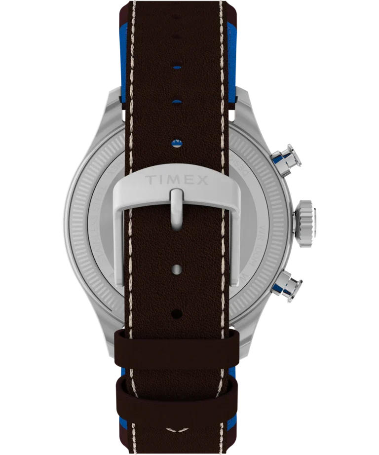 Timex x Pan Am Waterbury Ace Cronógrafo Prata