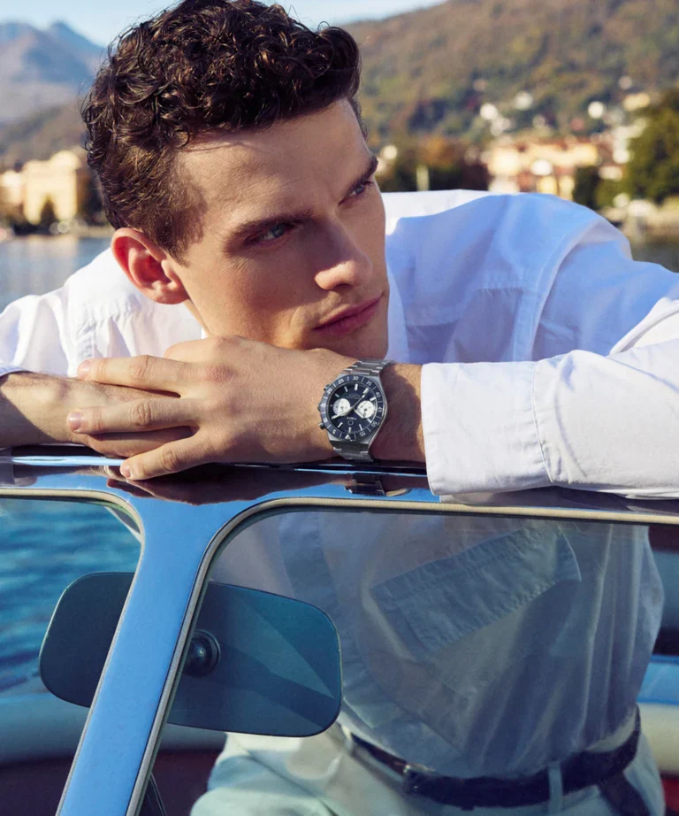 Timex Q Continental Cronógrafo Azul